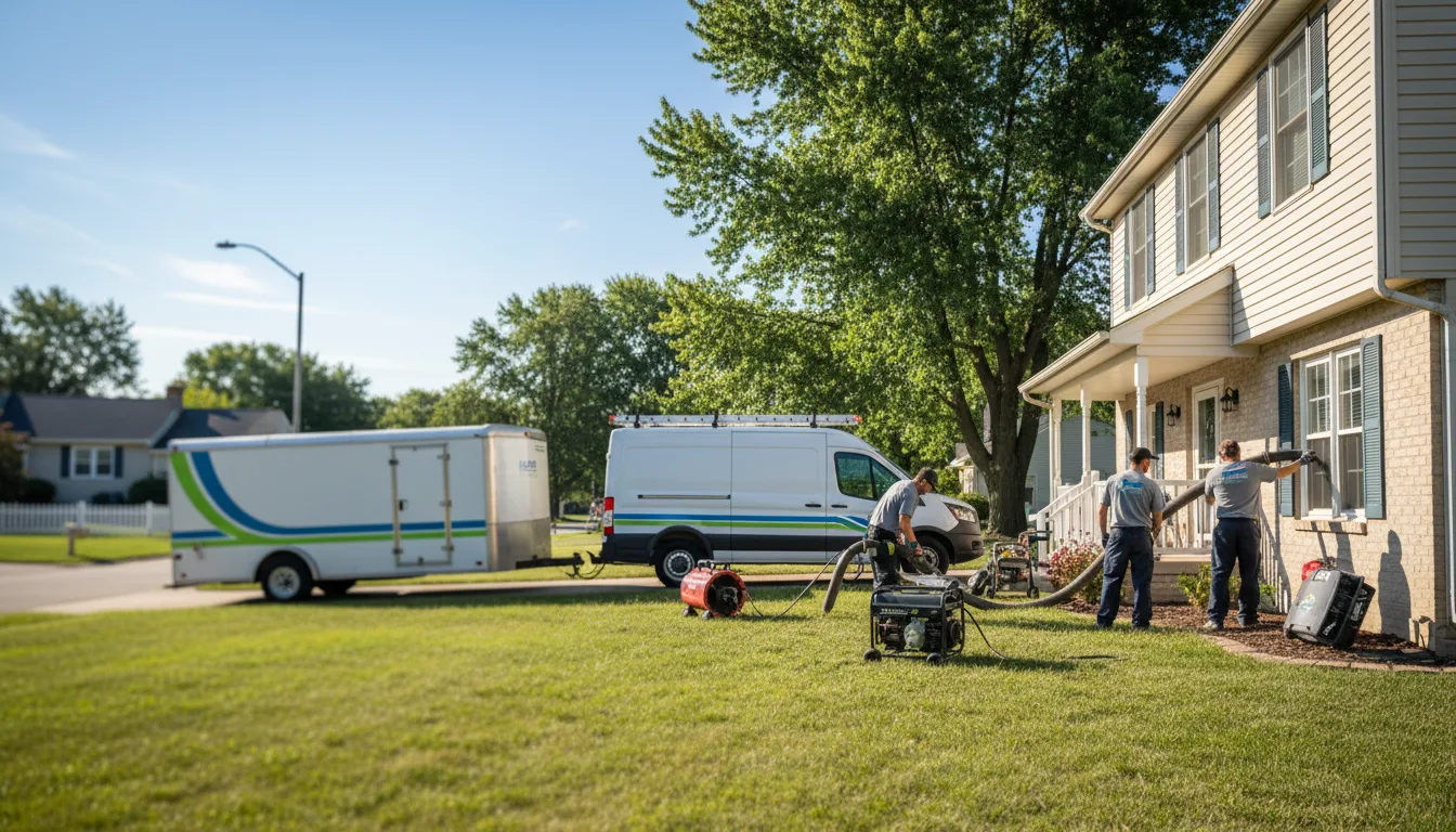 Flooded Basement Restoration And Cleanup With Repair in Otisco, IN near me
